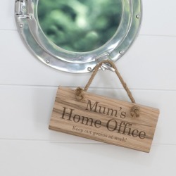 Home Working Sign