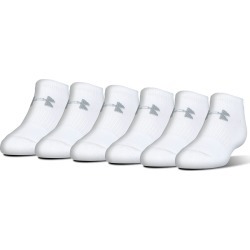 Under Armour Men's Charged Cotton No-Show Socks, 6 Pack