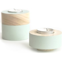 Trick - Domino Tealight Set Of 3 Mint