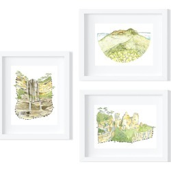 Blue Mountains Trio Print Set - Open Edition Fine Art Prints