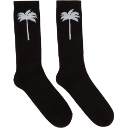 Palm Angels Black Palm Socks