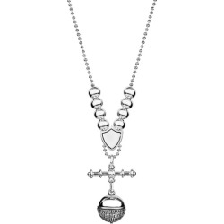 Fob and ball necklace