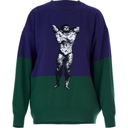 Acephala - Bodybuilder Jumper Purple & Green