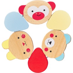Petit Collage - Wooden Grasping Rattle