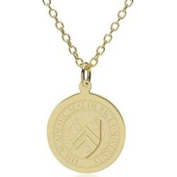 Rice University 14K Gold Pendant and Chain