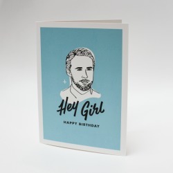 Hey Girl Greeting Card (Pack of 4)