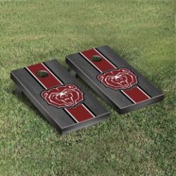 Missouri State Bears Cornhole Game Set Onyx Stained Stripe