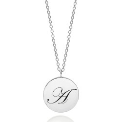 Myia Bonner - Sterling Silver Initial A Edwardian Pendant