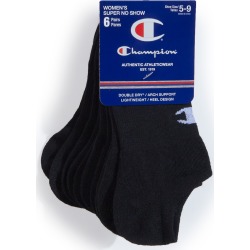 Champion Women's No Show Socks, 6 Pack