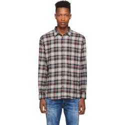 Dsquared2 Navy and White Relax Dan Shirt