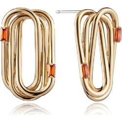 ille lan - Supple Earrings Orange