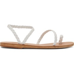 Ancient Greek Sandals White Eleftheria Sandals