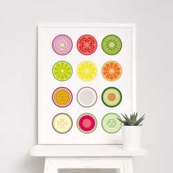 Fruit and Vegetable Print