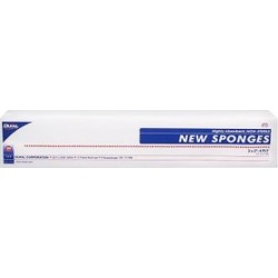 Dukaldukal Nonwoven Sponge, Polyester / Rayon, 4-Ply, White, 200/Bg (718125_Bg)