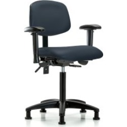 Ecom Seating Vinyl Chair,Medium Bench Height & Stationary Glides In Imperial Blue Trailblazer Vinyl (Vmbch-Rg-T0-A1-Nf-Rg-8582) found on Bargain Bro from CleanItSupply.com for USD $210.50