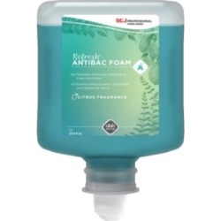 Refresh Antibac Foam Antibacterial Soap, Blue, Citrus Scent, 6/Case (881221_Cs)