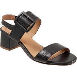 Trotters Laila Women's Black Sandal 6 M found on Bargain Bro from Shoemall.com for USD $75.96