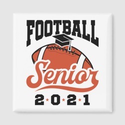 Graduation | Football Senior 2021 Magnet