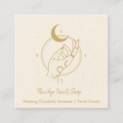 New Age Occult Shop Square Business Card found on Bargain Bro Philippines from Zazzle for $31.25