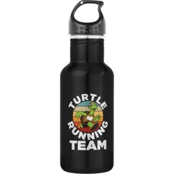 Turtle Running Team Funny Running Retro