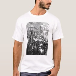 Pope Urban II Preaching the First Crusade T-shirt, Men's, Size: Adult L, White found on Bargain Bro Philippines from Zazzle for $21.20