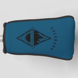 Escape to the Mountains Putter Cover Blue
