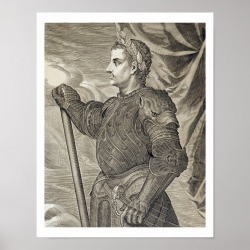 D. Claudius Caesar Emperor of Rome from 41 - 54 AD Poster found on Bargain Bro Philippines from Zazzle for $11.55