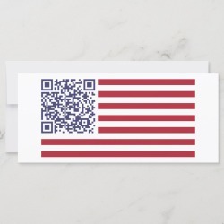 American Flag National Anthem QR Code