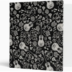 Disney Pixar Coco Guitar & Rose Pattern Binder found on Bargain Bro from Zazzle for USD $22.23
