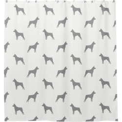 Miniature Pinscher Silhouettes Pattern found on Bargain Bro from Zazzle for USD $48.09