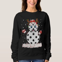 Pickleball Snowman Christmas Winter Sports Games