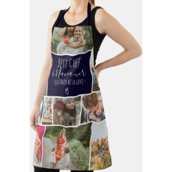 Modern Best chef grandma photo collage grid  navy found on Bargain Bro from Zazzle for USD $23.03