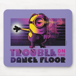 Despicable Me Minion Trouble on the Dance Floor Mouse Pad found on Bargain Bro Philippines from Zazzle for $13.30