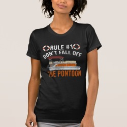 Pontoon Boat Rules Funny Boat Jokes found on Bargain Bro from Zazzle for USD $16.49