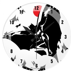 Justice League Batman in Cloud of Bats Pop Art Large Clock found on Bargain Bro Philippines from Zazzle for $42.35