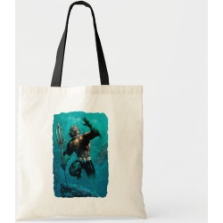 Justice League 10 Aquaman Drowned Earth Variant Tote Bag found on Bargain Bro Philippines from Zazzle for $12.80