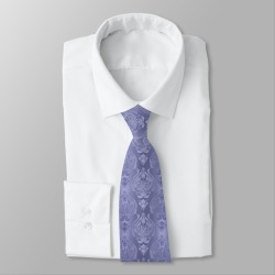 Periwinkle Steel Floral Lace Damask Neck Tie, Adult Unisex, Size: Large, Midnight Blue / Light Steel Blue found on Bargain Bro Philippines from Zazzle for $29.20