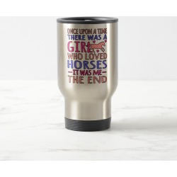 Girl Who Loved Horses Barrel Racer Horse Racing Gr Travel Mug found on Bargain Bro from Zazzle for USD $24.02