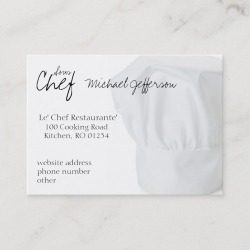 Chef Hat Business Cards found on Bargain Bro from Zazzle for USD $29.72