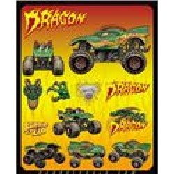 D'COR Visuals Monster Jam Dragon Decal Sheet