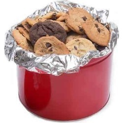 Fresh Baked Cookies 4 lb Tin - flavor: Assorted Flavors