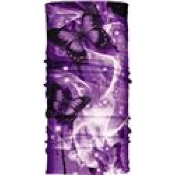Hair Glove Purple Butterflies Light Weight EZ Tube