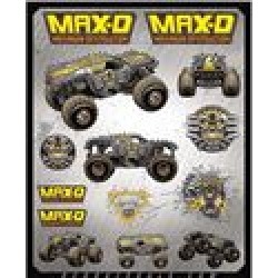 D'COR Visuals Monster Jam MAX-D Decal Sheet