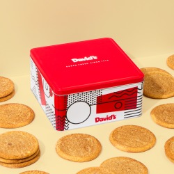 Fresh Baked Snickerdoodle Cookies - size: 2lb Signature Cookie Tin