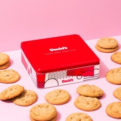 Fresh Baked Peanut Butter with Peanut Butter Chip Cookies - size: 1lb Signature Cookie Tin