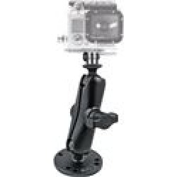 RAM Mounts Double Socket Arm and GoPro Hero 3 Camera Mount with Flat Surface Mount