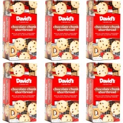 Traditional Chocolate Chunk Butter Shortbread Cookie Box - 6 Pack - Shortbread: Chocolate Chunk - 6 Pack