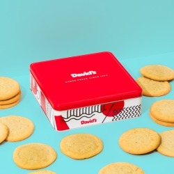 Fresh Baked Sugar Cookies - size: 1lb Signature Cookie Tin