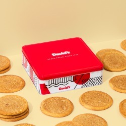 Fresh Baked Snickerdoodle Cookies - size: 1lb Signature Cookie Tin