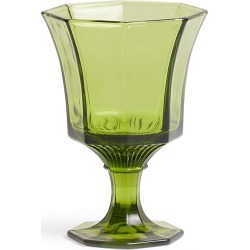 Pressed-Glass Water Glass, Set Of 4